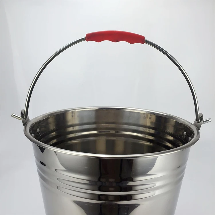  Высокое качество 5L 6L кувшин для воды из нержавеющей стали ведро домик и набором инструментов чистки Прочный ведра швабры металлические с ручкой домашнего