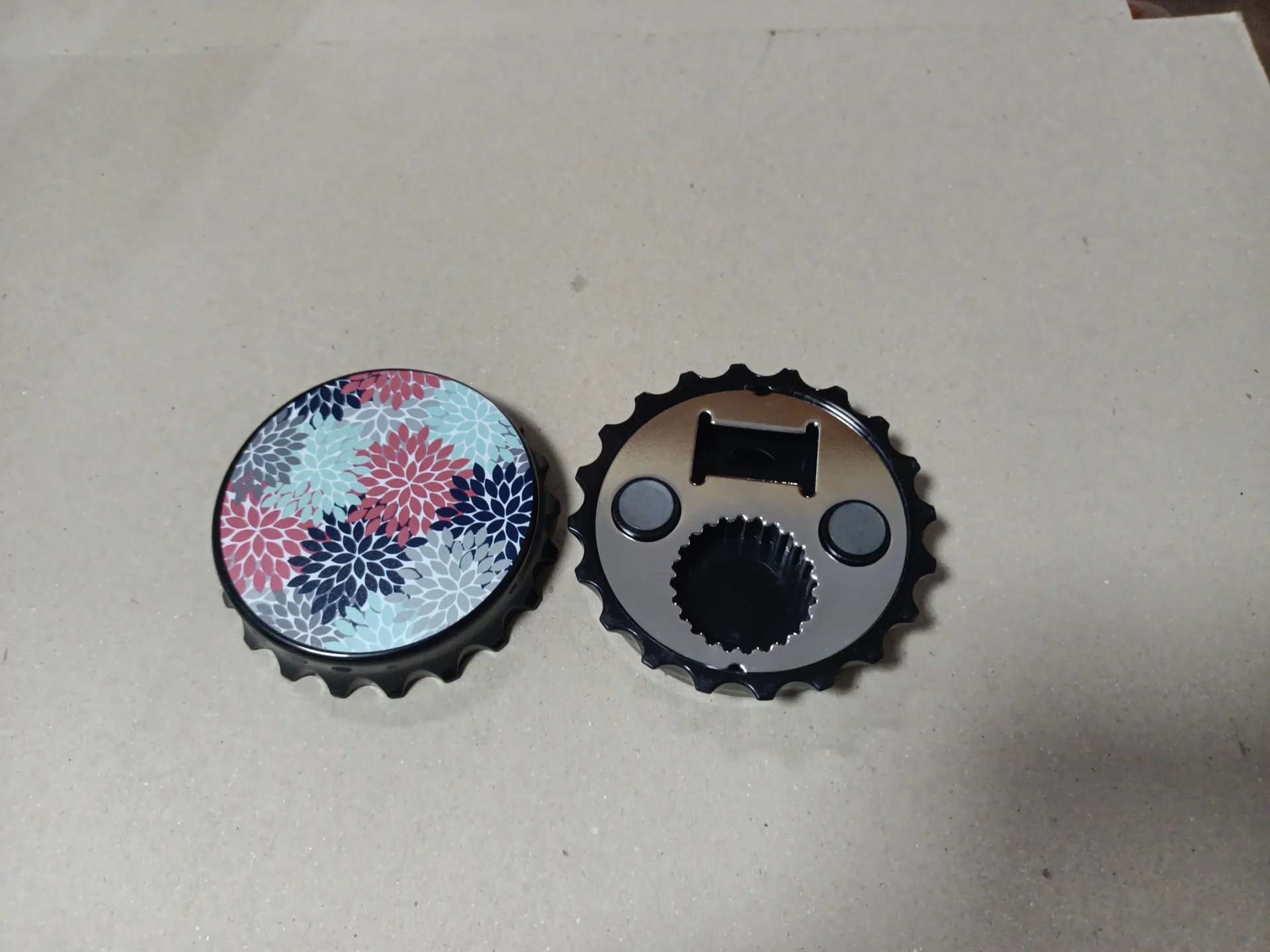 Fashion Multipurpose Bottle Opener 58Mm Round Metal Beer Bottle Opener