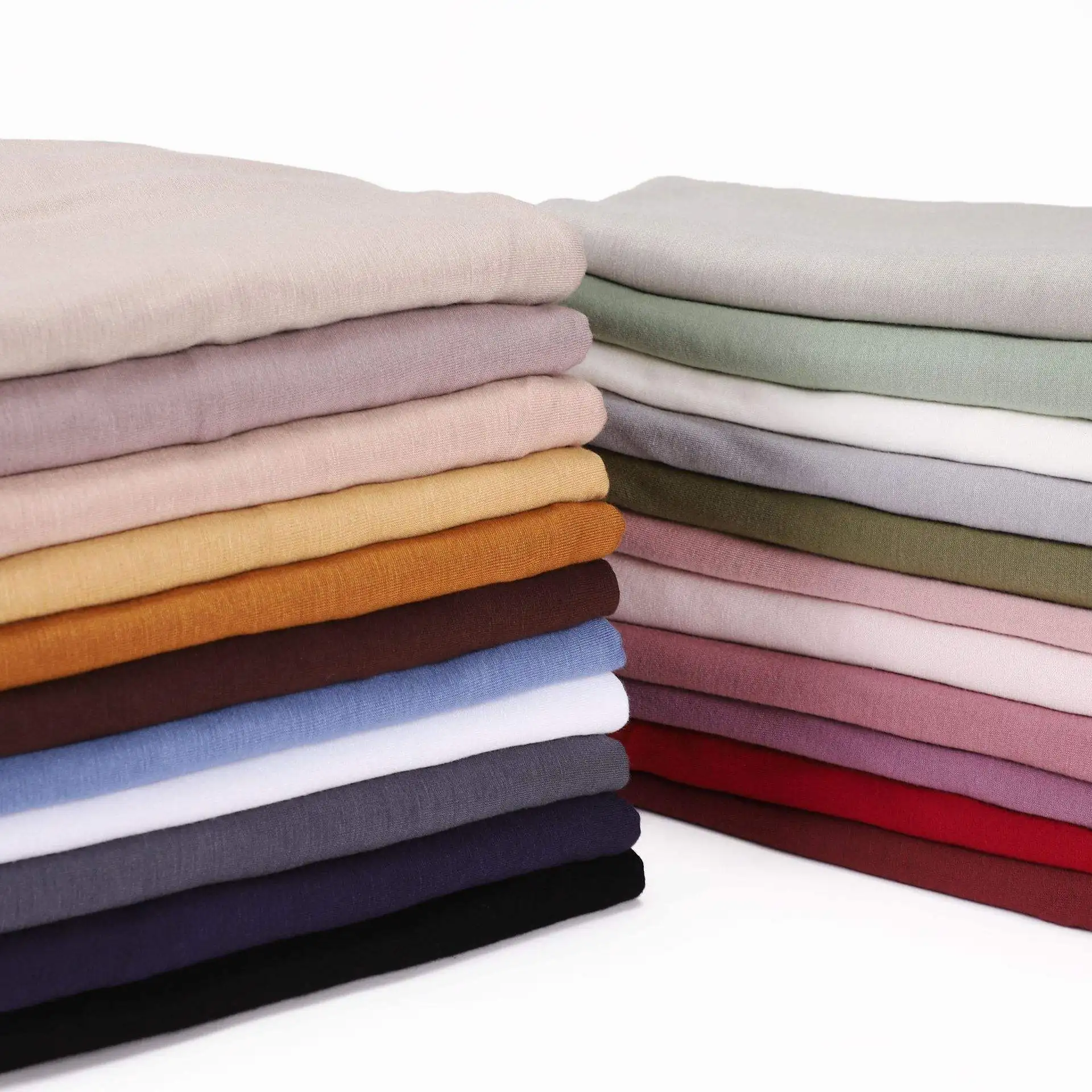 Yomo Malaysia solid color modal with ear hole instant hijab wrap head wearing headphone stethoscope Jersey Cotton headsca