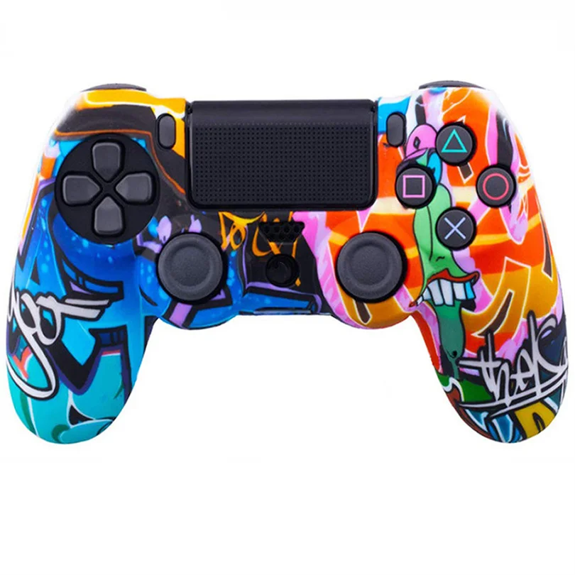 SYYTECH New Game Controller Skin Cover Protective Handle Shell Soft Silicone Case for PS4 Playstation 4 Game Accessories