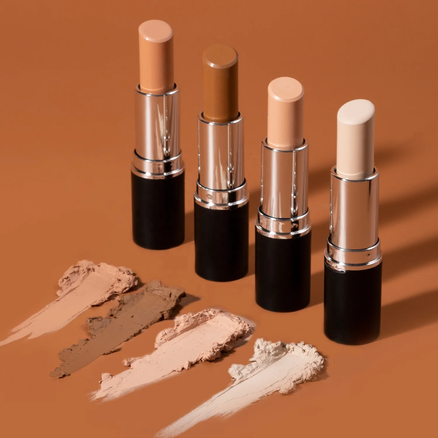 Private Label Makeup Facial Contour Stick High Definition Smoothing Nourishing Concealer Stick For Black Skin