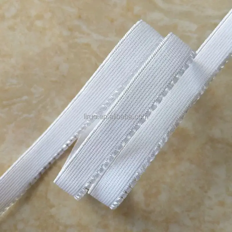 Soft 10mm Nylon picot edge Elastic for lingerie