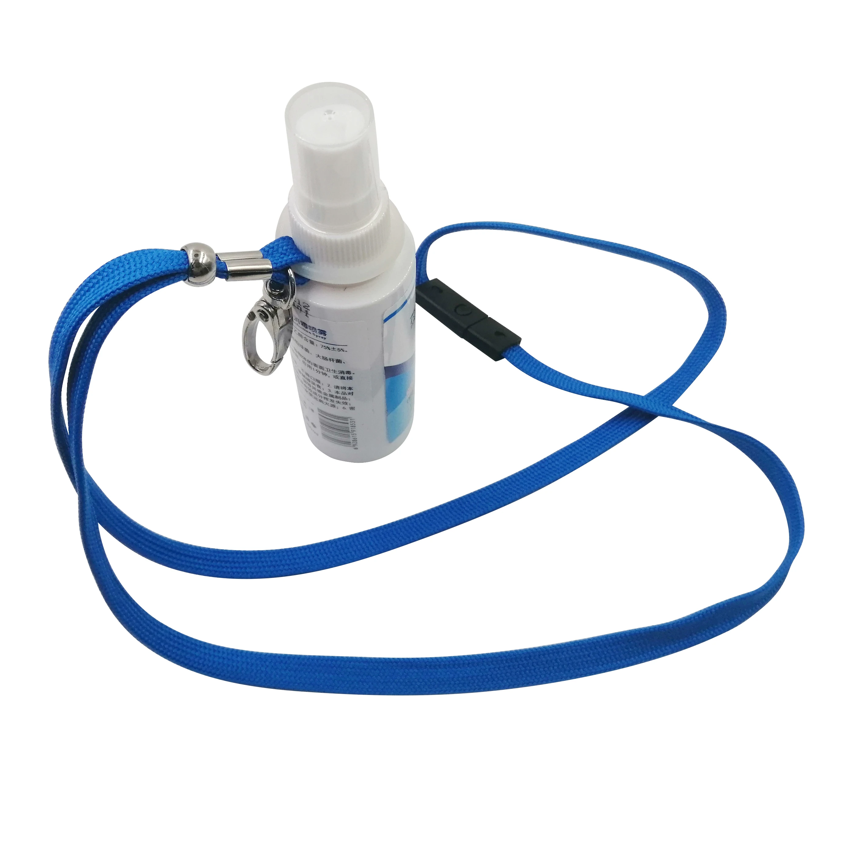 lanyard neck safety buckle clips with silicone rings to hold handwashing bottle lanyard  pen lanyard