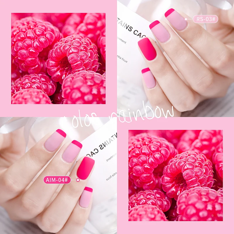 AS 9Colors Rainbow Gel Nail Polish 15Ml bottled Custom Private label soak off UV nail polish gel Enamel varnish nail gel