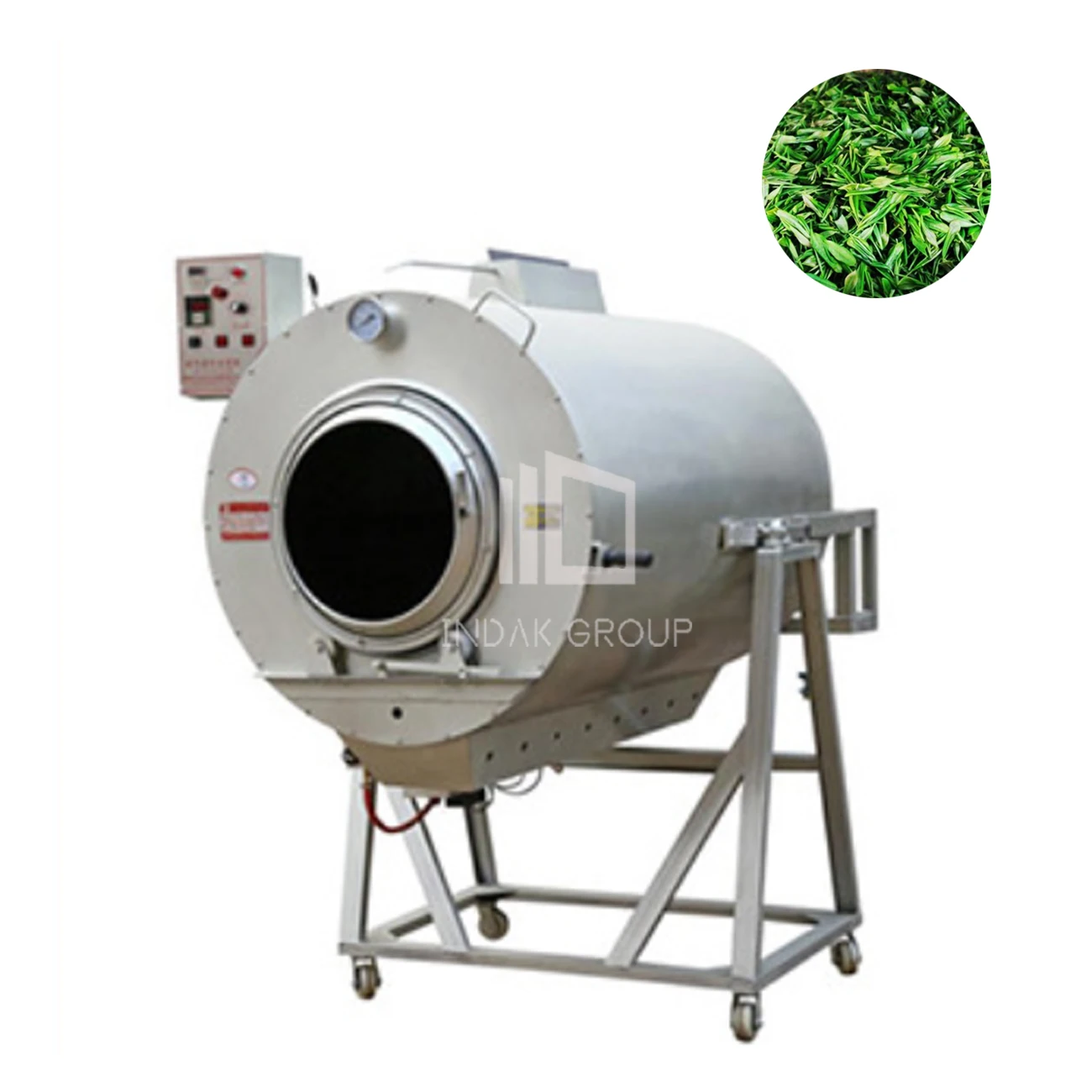 Stainless steel drum dryer for tea