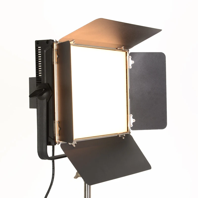 Factory Direct Selling 200W Power Two-color Dimmable Video Fill Light Film Interview Shooting LED Flat Soft