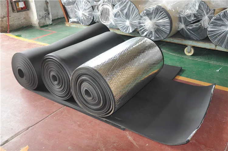 Customized Fire Retardant Elastomeric Nitrile Rubber Foam Insulation Sheet Roll