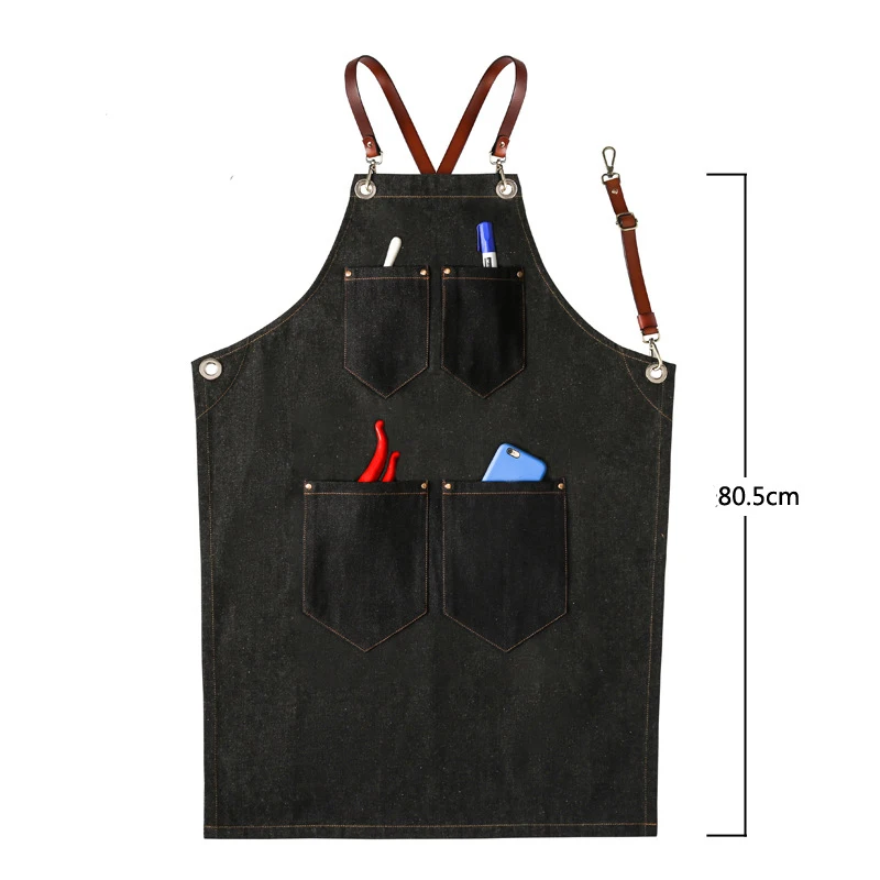 cleaning tools Kitchen Apron For Restaurants custom logo Barista Chef Uniform Work Bar Cafes Shop Grill kitchen Restaurant Apron
