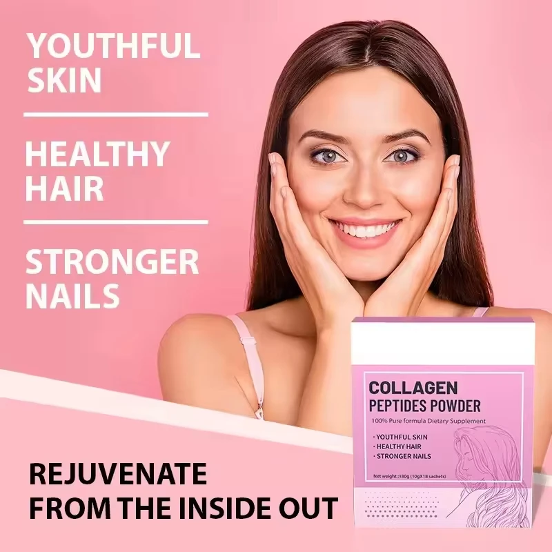 Private Label Halal Hydrolyzed Bone Broth Bovine Grass Fed Beef Collagen Protein Peptides Powder Fish Collagen Peptide for Women