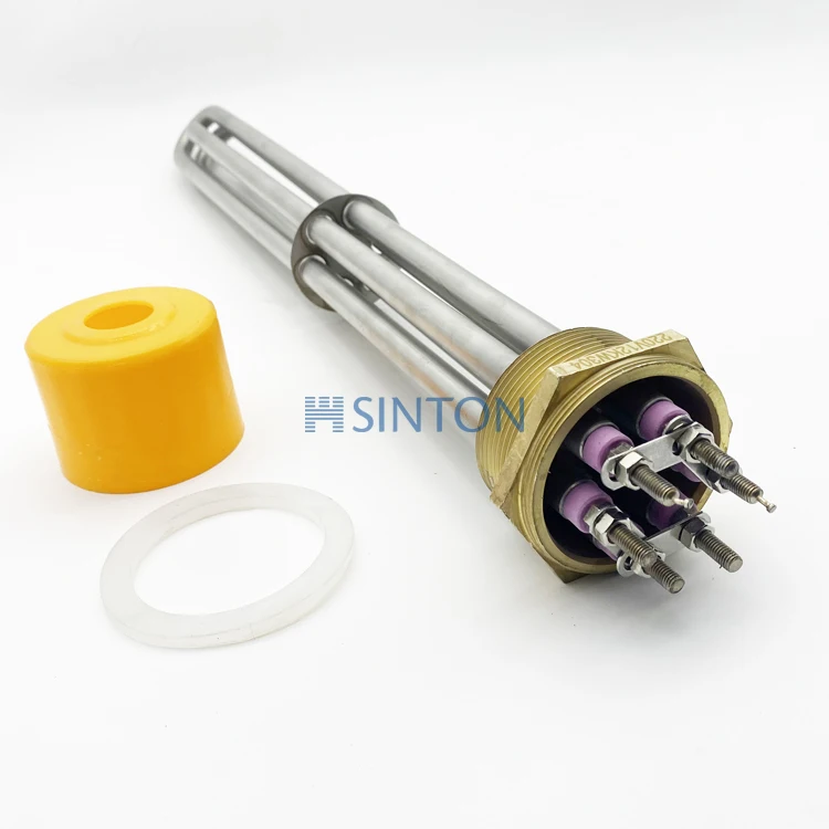 220v 6kw Flange immersion heater water tank heating element in Petroleum chemical industry