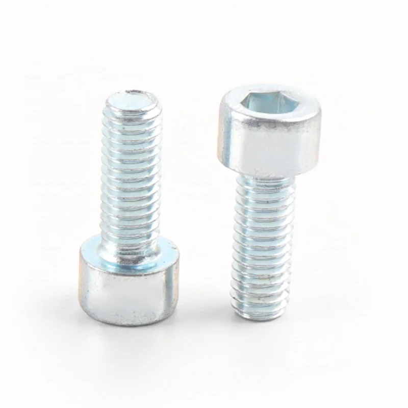 Zinc Plated Hex Socket Head Cap Screws Bolts and Nuts and Washers Metric Allen Hex Socket Head Cap Screws Bolts Fully Threaded