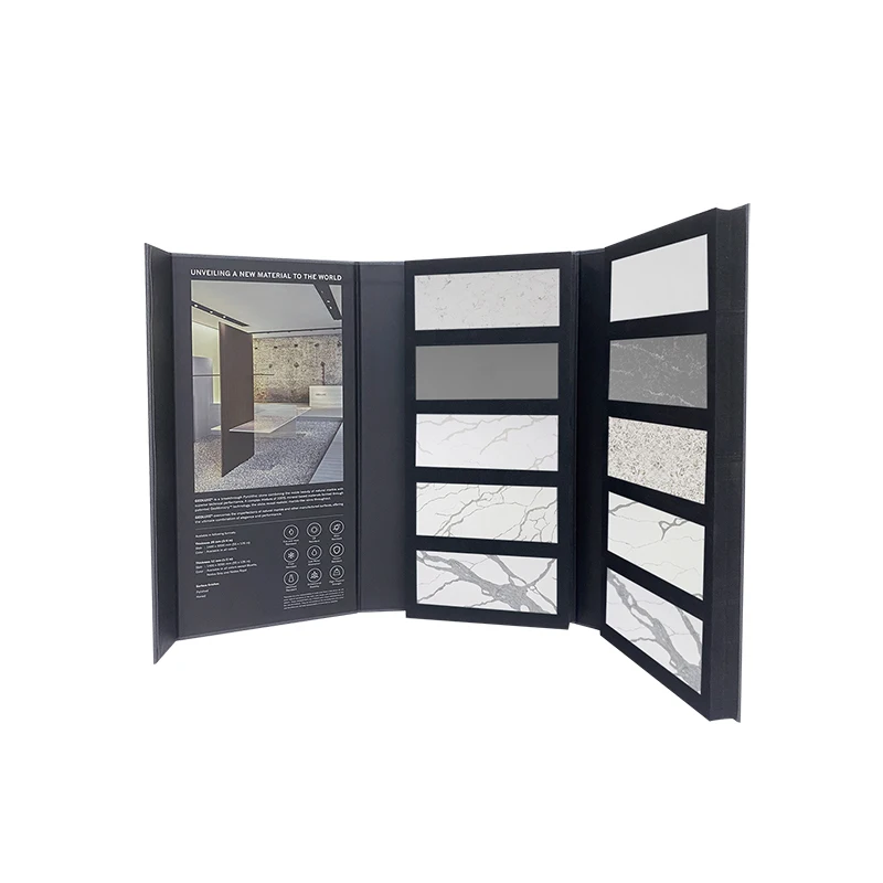 Cardboard Sample Book Quartz Tile Sample Binder Folder Granite Sample Book