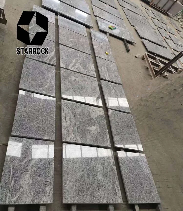 New Santiago Grey Granite Slabs Granite Tiles Granite Stair