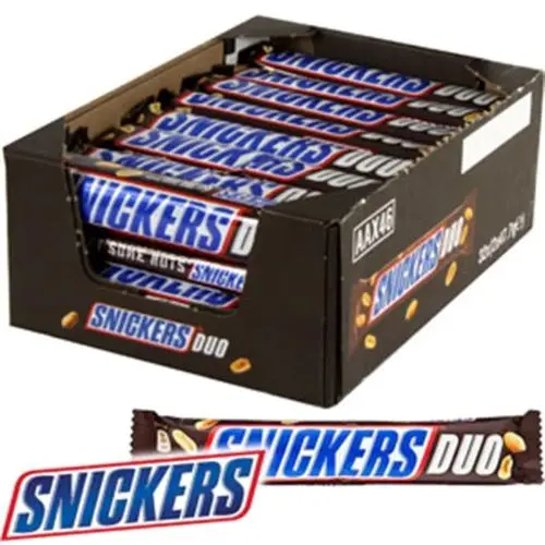 Snickers Chocolate coated with nuts candy for all seasons