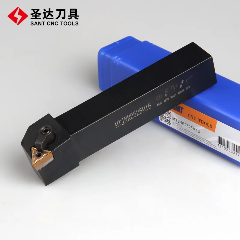 External Turning Tool Holder MTJNR with TNMG inserts for CNC Lathe Machine