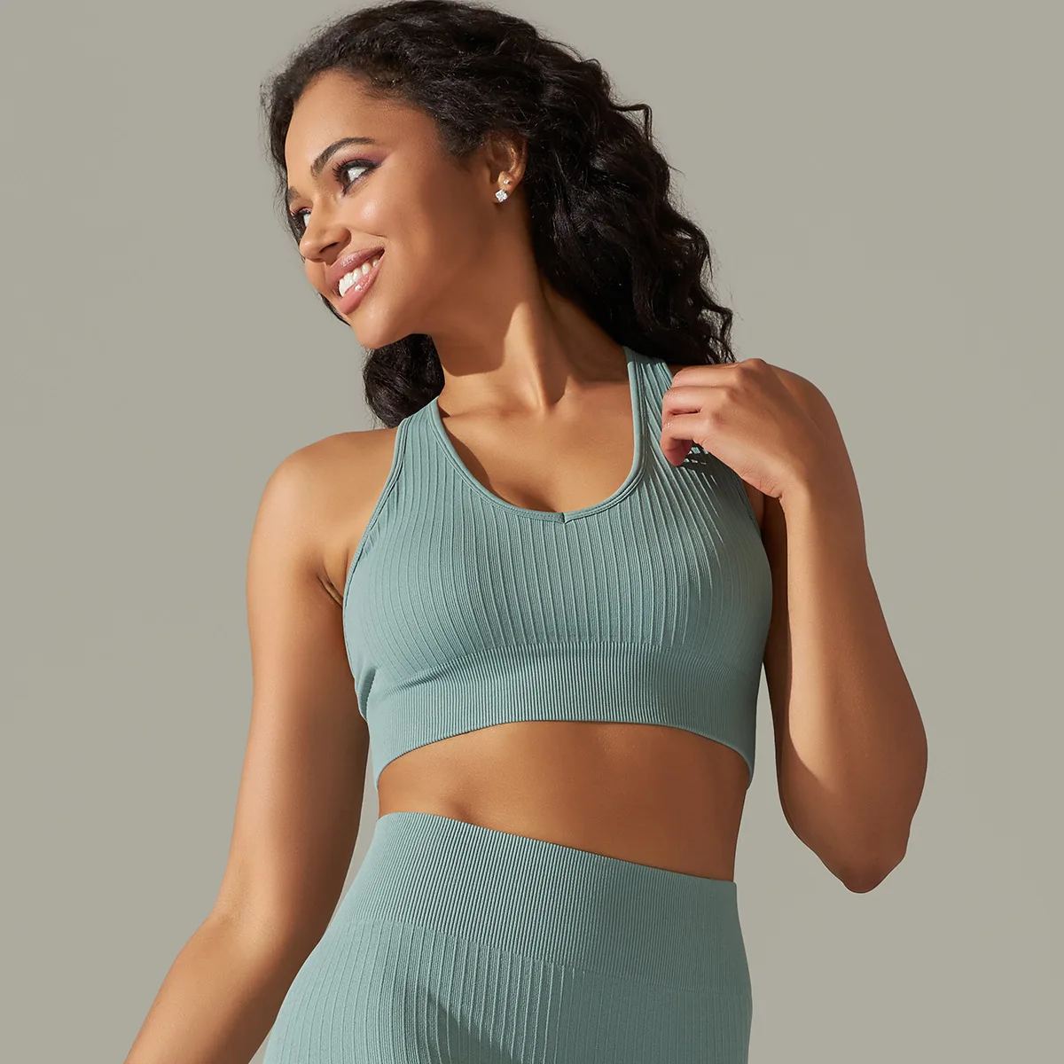 High Impact Seamless Activewear Sports Bra Custom Design Gym Fitness Workout Yoga Sports Bra Padded