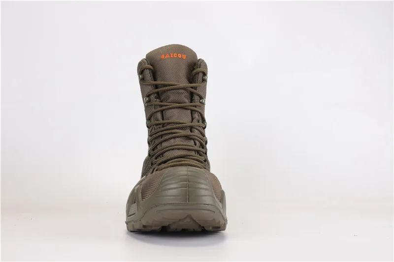 2023 Good quality Green color forest hunting boots outdoor shoes and breathable waterproof hunting shoes