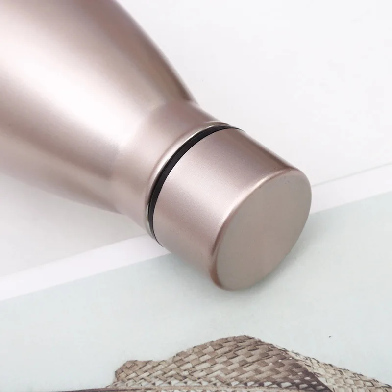 single-layer 304 stainless steel cola bottle outdoor car riding water bottle business gift insulation water bottle classic