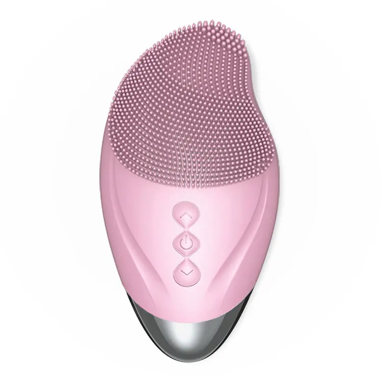 
 rechargeable deep cleaning electric sonic silicone face cleaning brush trending products 2021 new arrivals facial cleaner  