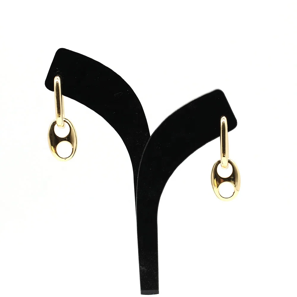 Most popular products 18k gold pig nose earrings jewelry