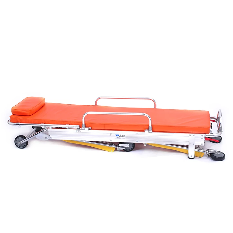 
WSX-A1 High quality foldaway funeral loading stretcher bed medical, aluminum alloy bed medical hospital stretcher 