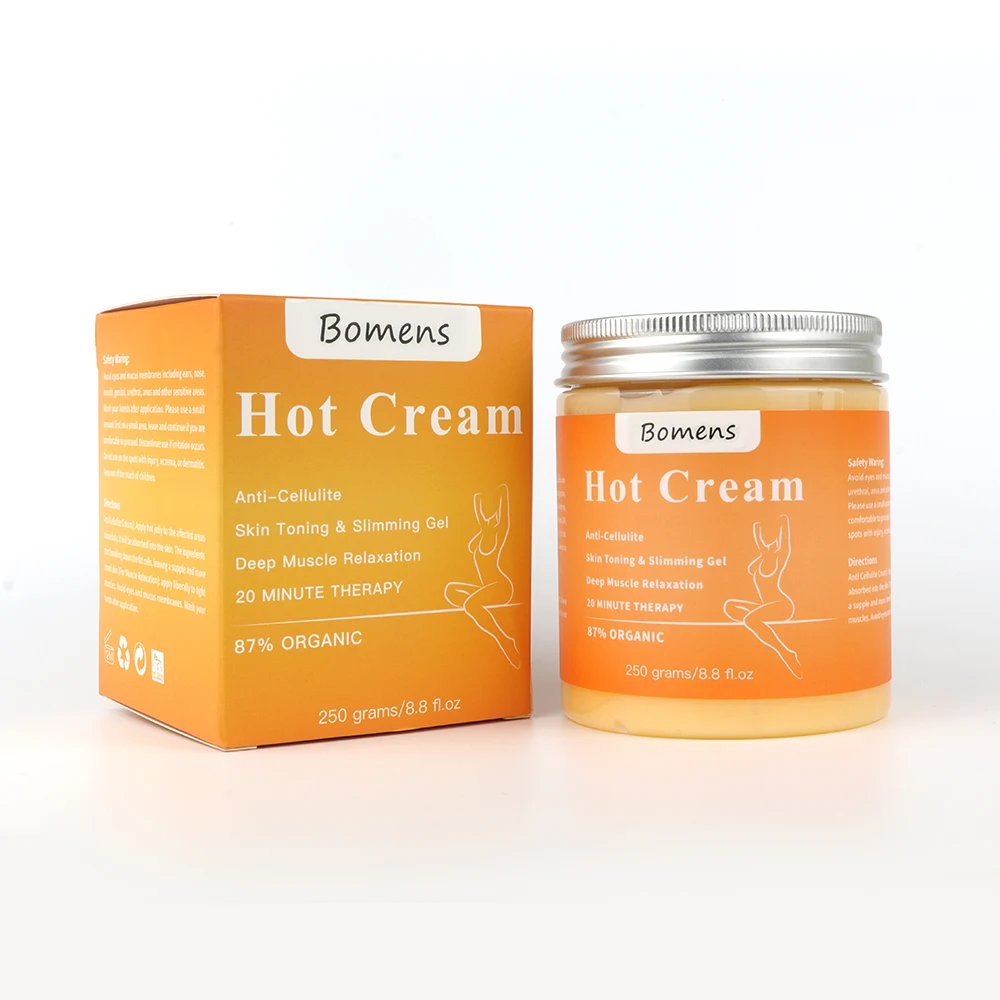 Body Slimming Hot Cream Sweat Workout Enhancer Hyaline Gel for Muscle Relaxation