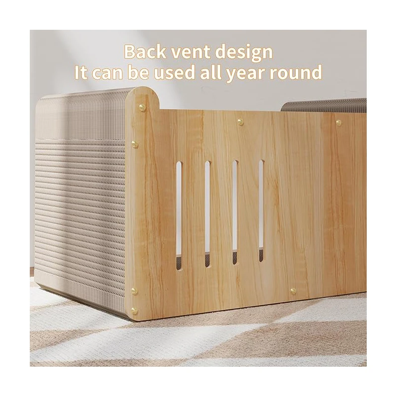 Cat House Cave with Cat Scratcher