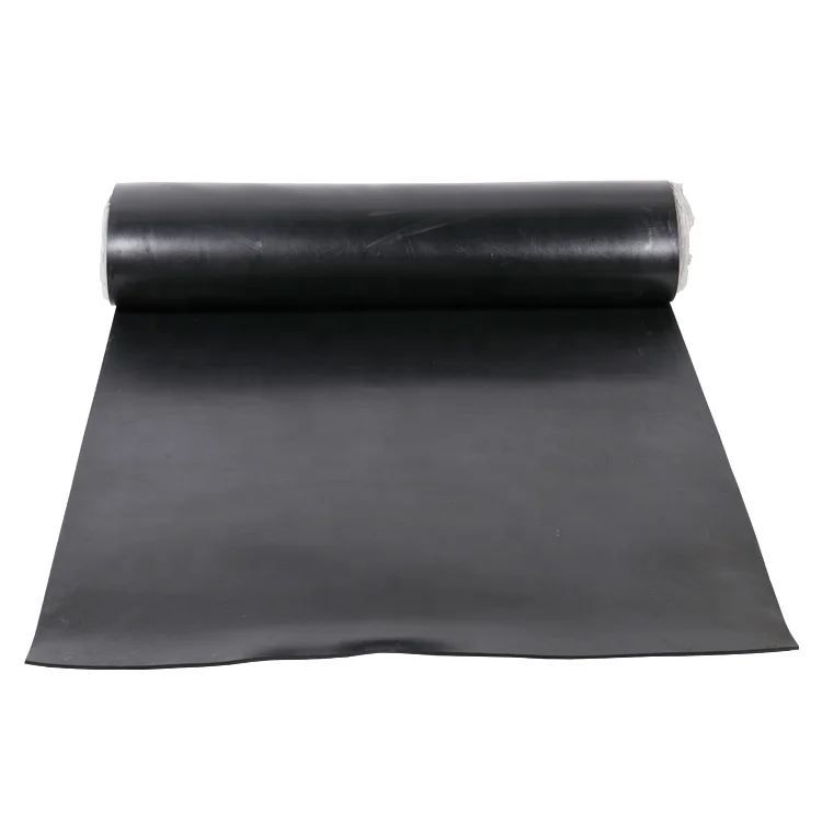 Sbr Rubber Sheet Industrial Shock Absorbing Wear-Resistance Black Color Floor Cloth Insert Neoprene Fkm Nbr Epdm Rubber Sheet