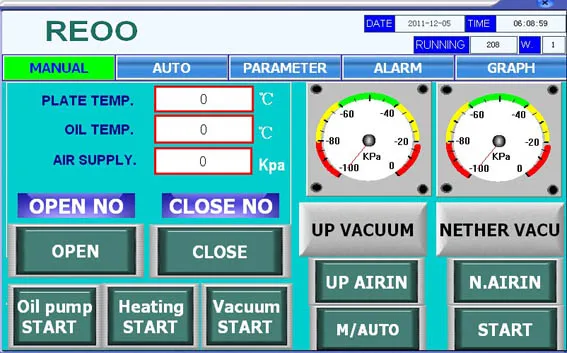 High quality REOO manufacturer semi automatic oil heating  thermal lamination machine