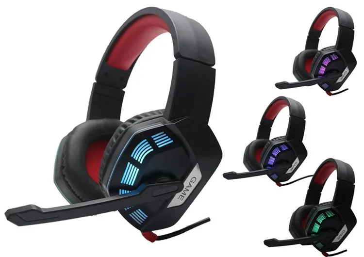 2018 Best Gaming Headset with Mic for PC PS4, Fashion Headset Stereo Gamer 3.5 MM  USB