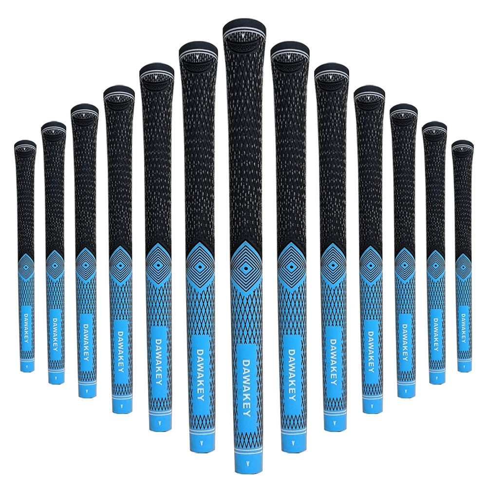 DAWAKEY Golf Grip two color half cord wood/iron Men standard grip --- Customized Logo and Color.
