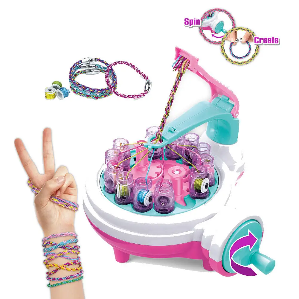 Girls creator handmade bracelet braiding loom manual diy bracelet knitting machine quick knit loom toy