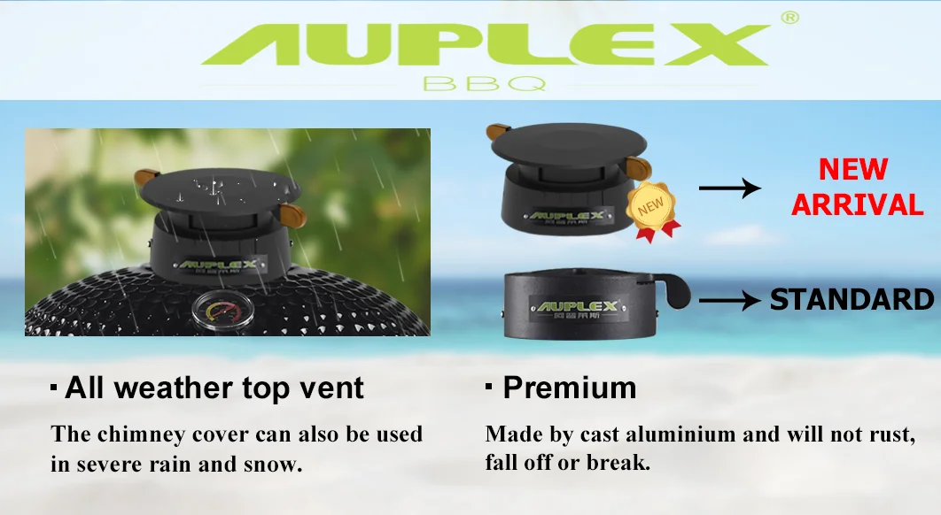 Auplex древесный уголь для барбекю kamado pro 21 вертикальный курильщик