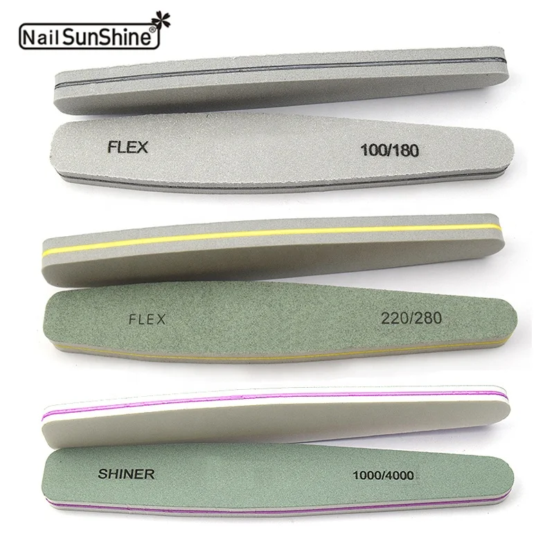 Nail SunShineWholesale 6pcs/set professional Disposable manicure nail tools sandpaper custom printed nail file set