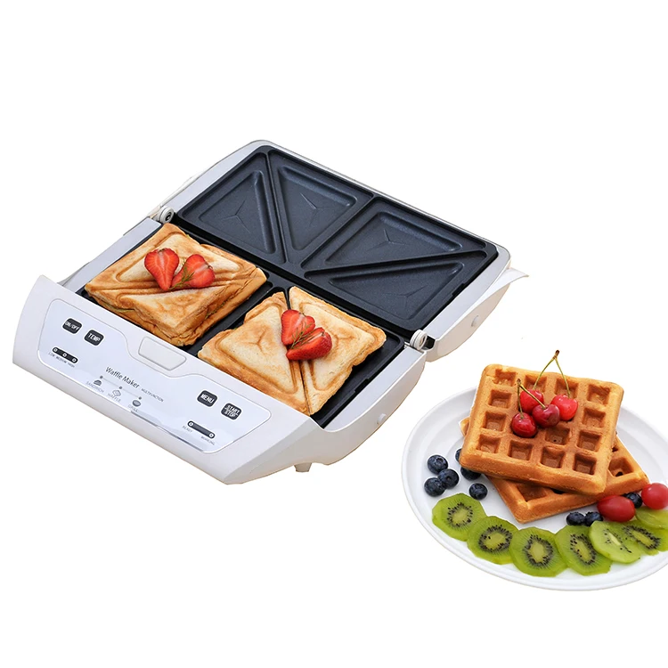 Commercial Durable Ice Cream Shop Family Fun Belgian Waffle Maker Commercial Snack Machine With Best Price
