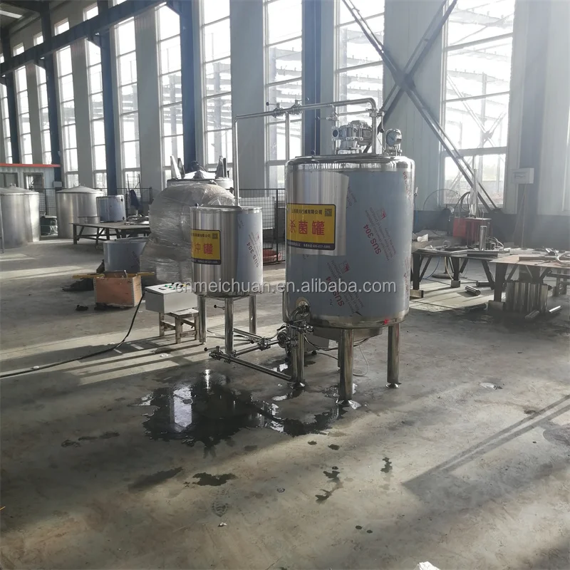 Pasturizer Tank For Milk Dairy Butter Processing Line Cheese Maker Machine