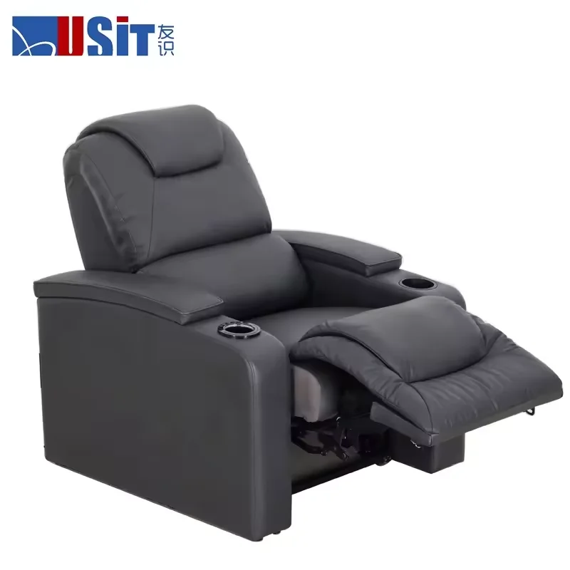 Luxury Modern Living Room Multifunctional Smart Electric Recliner Single Leather Recliner Sofa
