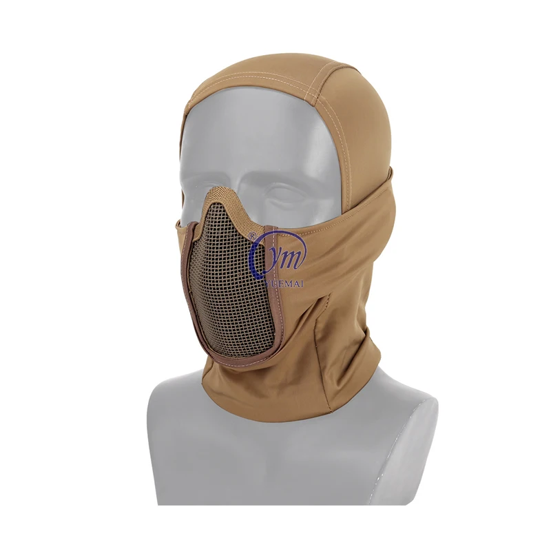 Ninja Tactical Mask with Full Face Protection for Outdoor Balaclava Mesh Mask