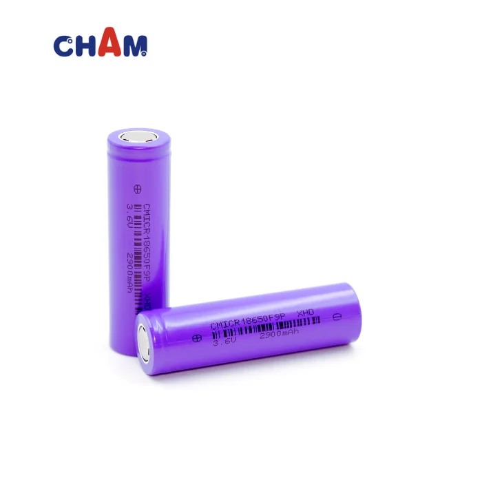 CHAM Customized BIS EV grade  2900mah  Li ion Battery 18650 Cell Pack 3.6V 3.7V Rechargeable 18650 Lithium Battery