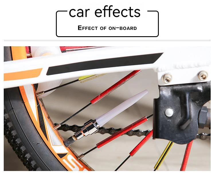 Hot sell Bicycle Accessories Led Plastic Motorcycle Wheel Light Tire Valve Stem Firefly Wheel Spoke Light For Bike