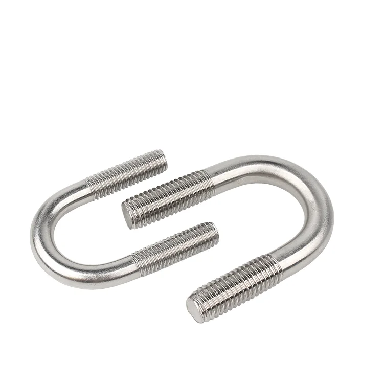 Customize M4 M5 M6 stainless steel SS304 316 anchor bolt J hook bolt U bolt and Nuts
