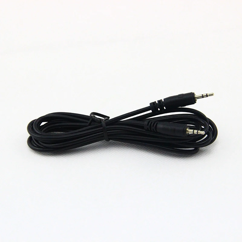 Factory wholesale black nickel plated audio 2.5mm TRS stereo jack 3 poles 2.5mm TRS cable for speaker