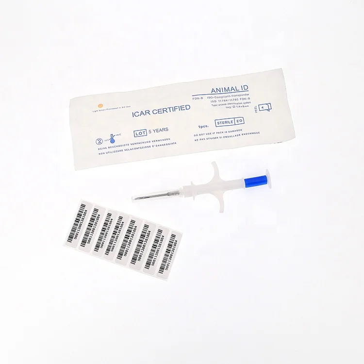 Animal pet ID Microchips syringe Medical Use Or Home Use