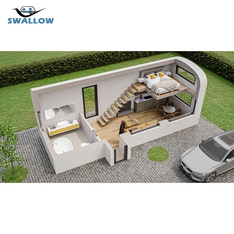 Direct Supply Cheap Luxury Foldable Module Container Prefab House Movable Board Space Box Room Modular House Small House