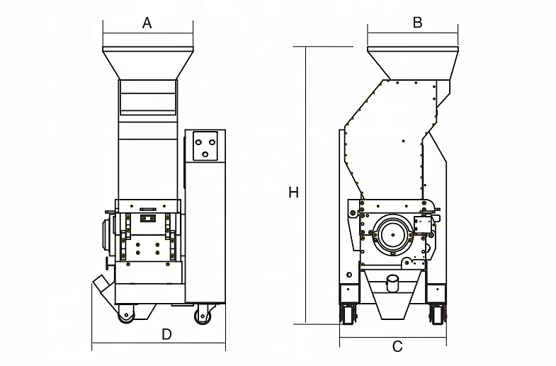 SINTD TG-1842H 3V Factory Price Slow Granulators Plastic Crusher Used for Plastic Crushing and Recycling Machine
