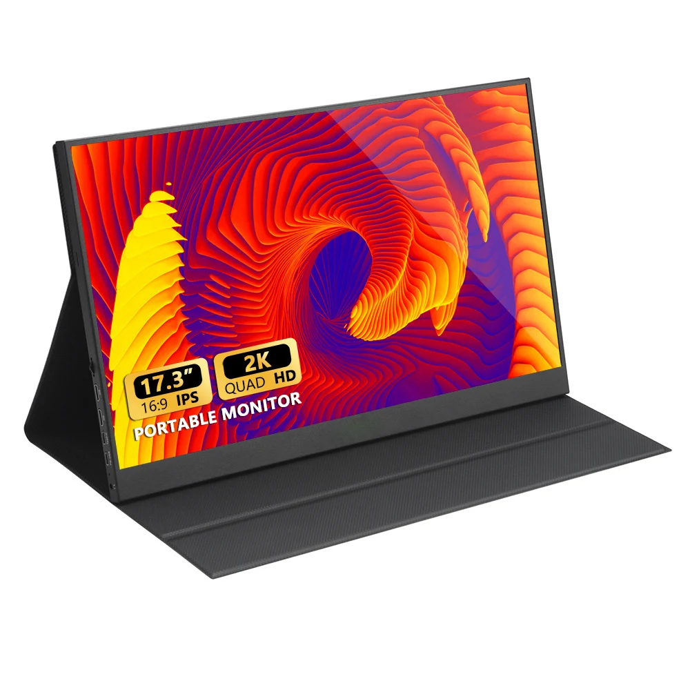 Smart 17.3 Inch HD 4K Touch Portable Display 1080P Mobile Phone Computer Extension PS4 Monitor Screen Motion Picture Video Frame