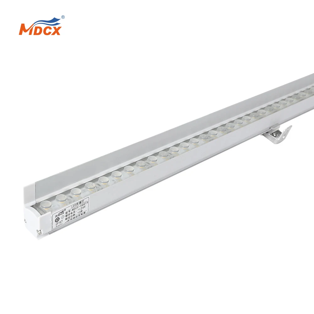 MDCX IP67 Color 24W DMX Outdoor XQG19 Flexible RGB LED Wall Washer Light