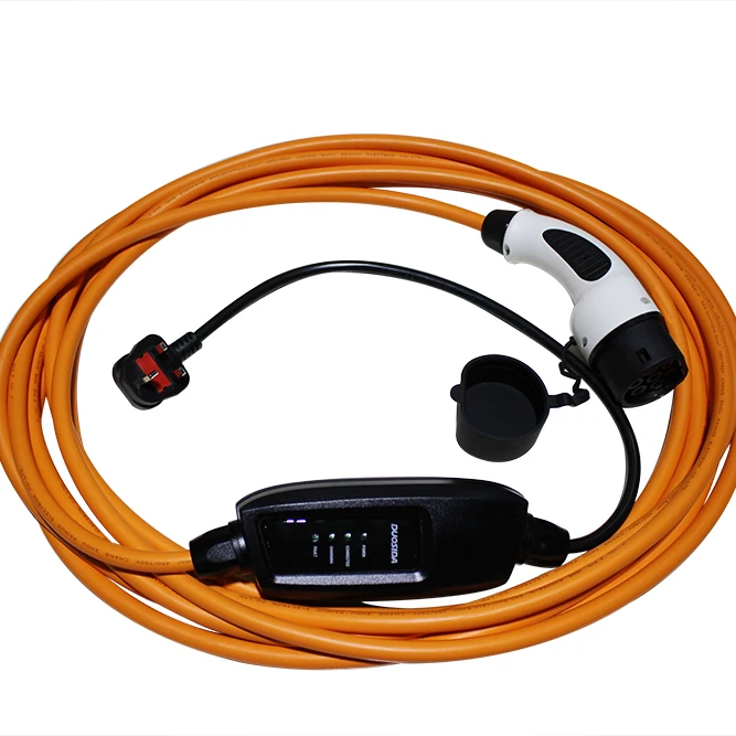 Разъем IEC 62196-2 для автомобиля, запчасти для зарядного устройства для электромобилей, 16 А, конец с вилкой BS Mode2