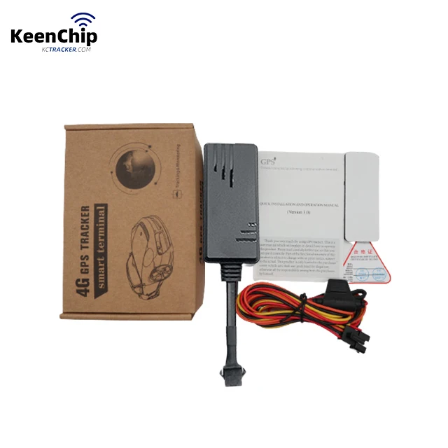 Keenchip 4G Автомобильное gps-устройство слежения 4 провода sino-трек gps-трекер мини