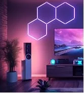 Wholesale Custom Safety Remote Control Hexagon Lighting Rgb Led Work Light 12V